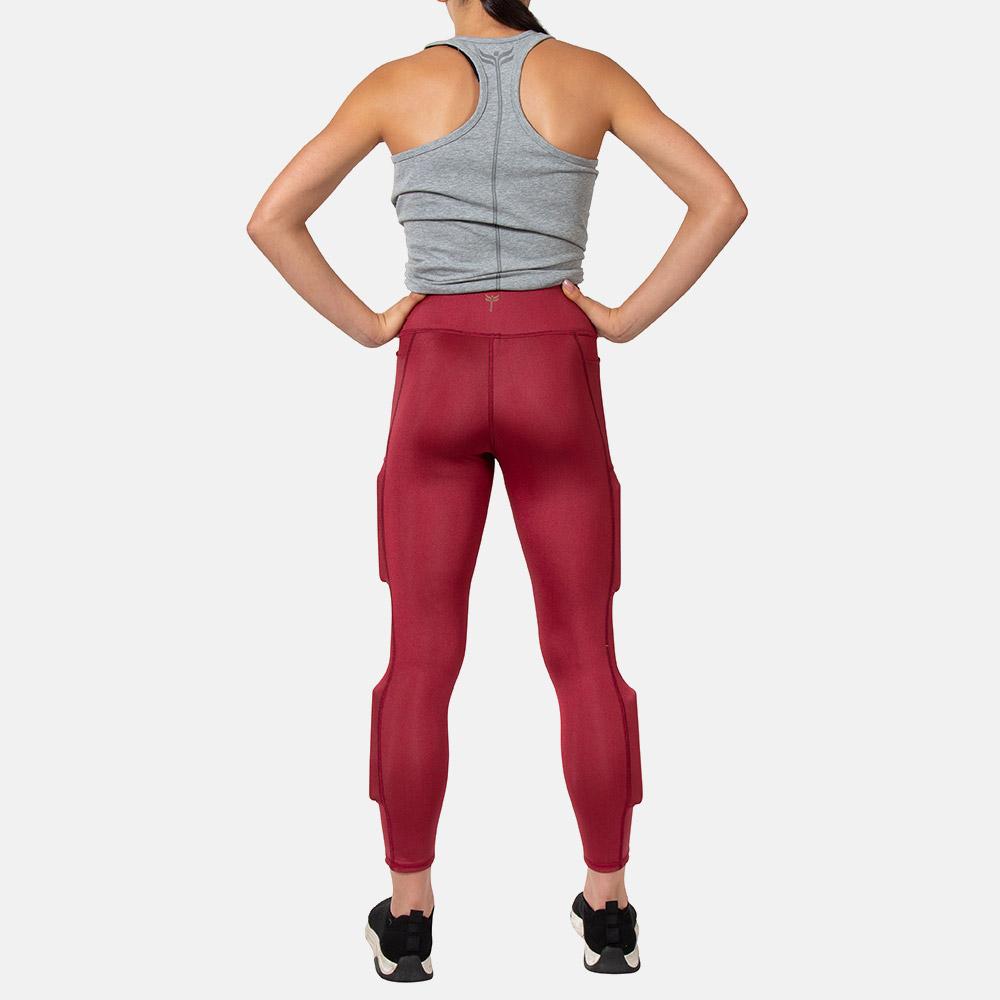 Girl's Midnight Maroon Performance Legging