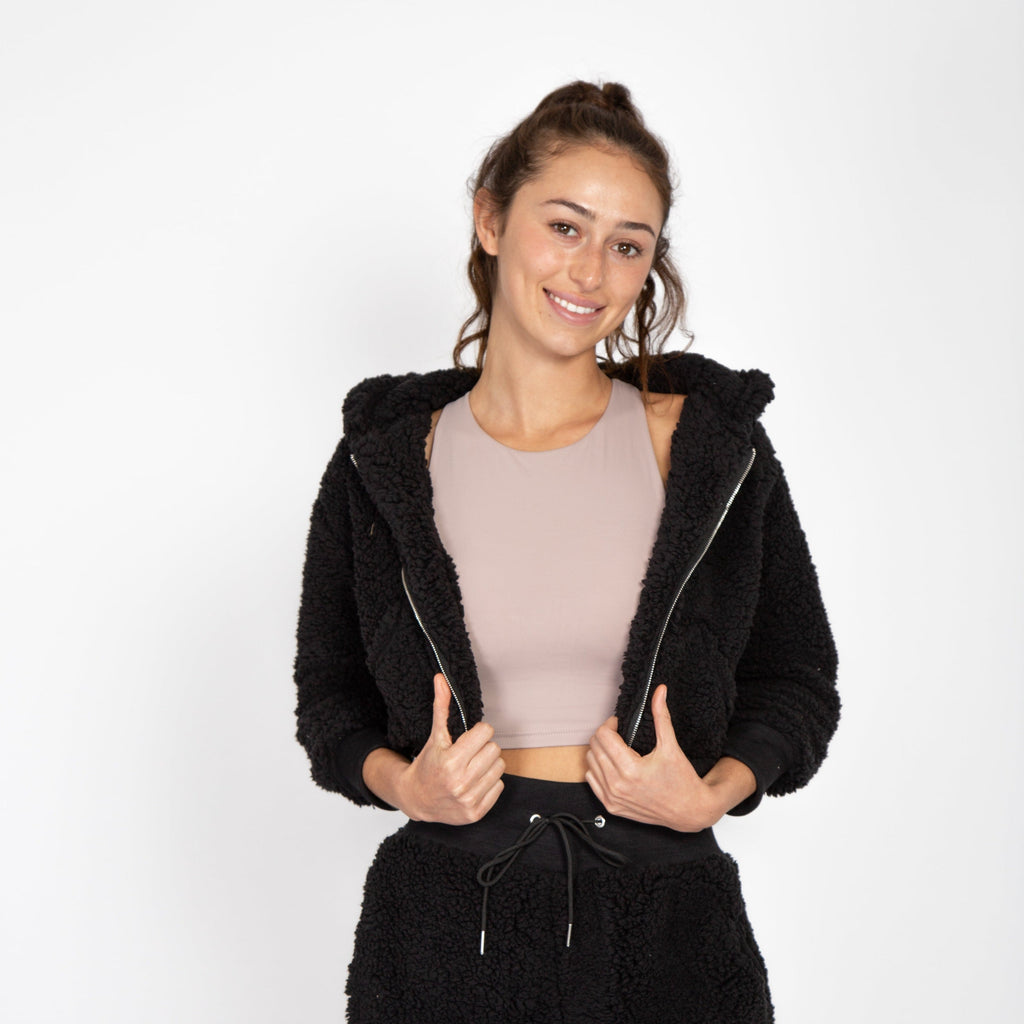 Teddy Bear Crop Zippy