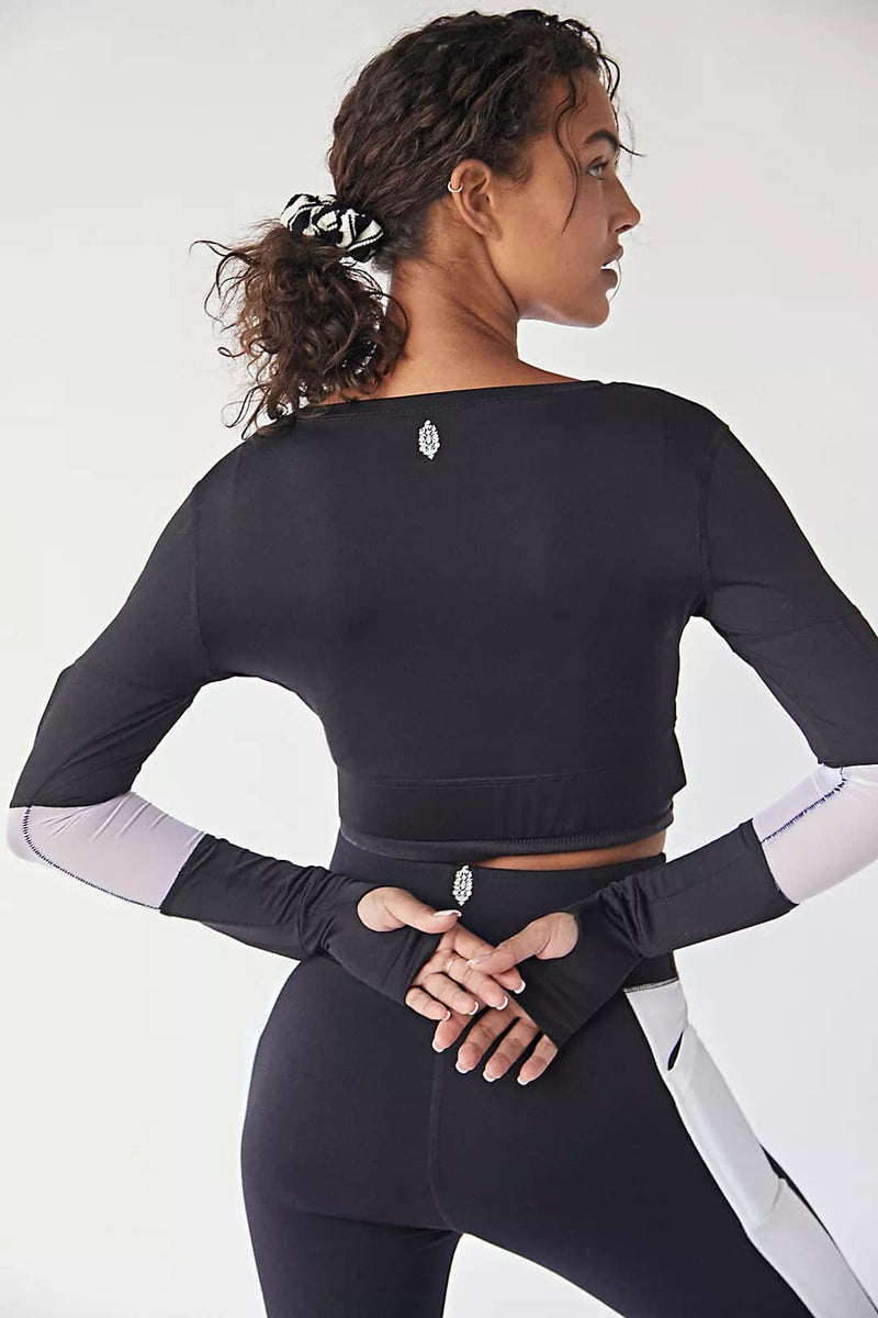 KILOGEAR CUT Weighted Long Sleeve Crop Top