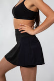 weighted skort black on girl