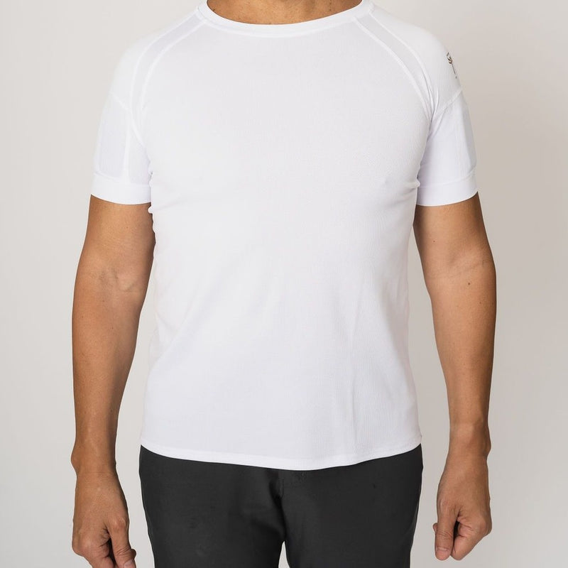 Men's Weighted Perforated Short Sleeve