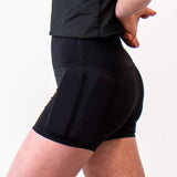 Weighted Girl's Compression Shorts - Black