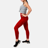 Girl's Elevate Performance Weighted Legging - Royal Red