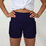 Women's Elevate Performance Shorts - Midnight Blue