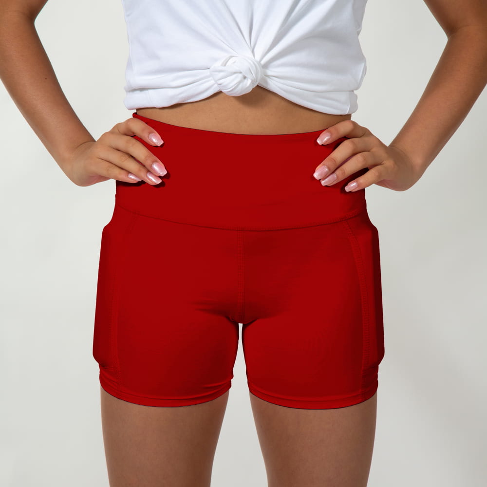 Women's Elevate Performance Shorts - Royal Red