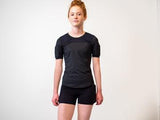 Weighted Girl's Compression Shorts - Black