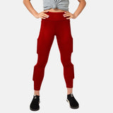 Women's Elevate Performance Weighted Legging - Royal Red