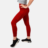 Women's Elevate Performance Weighted Legging - Royal Red