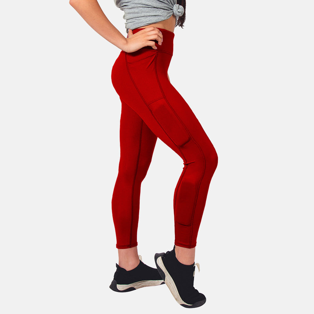 Women's Elevate Performance Weighted Legging - Royal Red