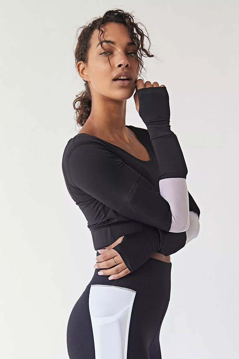 KILOGEAR CUT Weighted Long Sleeve Crop Top
